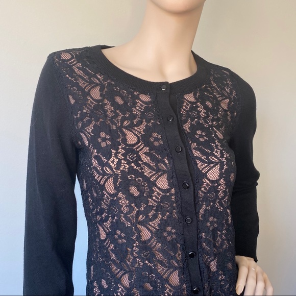 Lace front cardigan - Picture 2 of 7